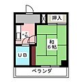 大嶽弥富マンション2階3.5万円
