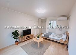 プロムナードII 201 2階1Kのリビング/ダイニング