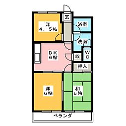 間取図画像 3DK