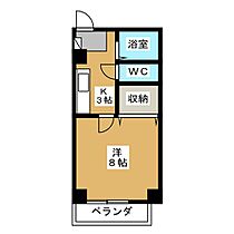 駒形・小長井ビル  ｜ 静岡県静岡市葵区駒形通１丁目（賃貸マンション1K・3階・24.54㎡） その2