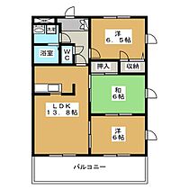 ファミーユ音羽  ｜ 静岡県静岡市葵区音羽町（賃貸マンション3LDK・1階・72.46㎡） その2