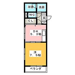 間取図画像 1DK
