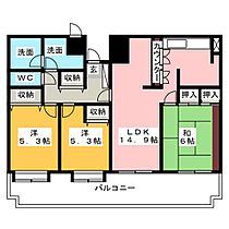 ロイヤルシャトー曲金  ｜ 静岡県静岡市駿河区曲金３丁目（賃貸マンション3LDK・3階・82.80㎡） その2