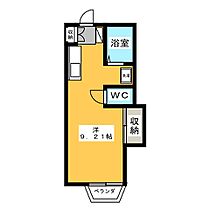 コーポグリーン  ｜ 静岡県静岡市駿河区池田（賃貸アパート1R・2階・24.00㎡） その2