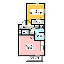 グランシュール  ｜ 静岡県静岡市駿河区大谷（賃貸アパート1LDK・1階・37.09㎡） その2