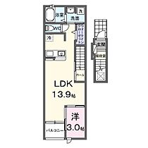 サニーコート小鹿 202 ｜ 静岡県静岡市駿河区小鹿1377-1（賃貸アパート1LDK・2階・41.73㎡） その2