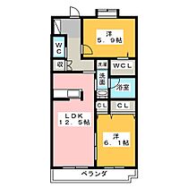 アルトソレイユ  ｜ 静岡県静岡市葵区上足洗３丁目（賃貸マンション2LDK・2階・59.40㎡） その2