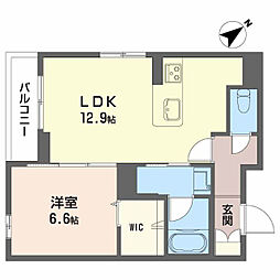 TRUST MAISON 京 1LDKの間取図画像