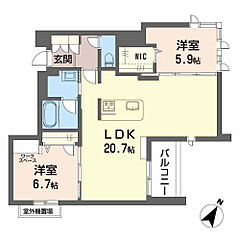 物件の間取り