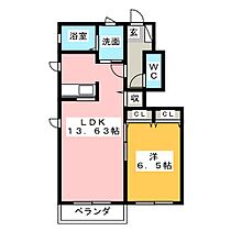 サニーコート聖II  ｜ 静岡県静岡市駿河区聖一色（賃貸アパート1LDK・1階・46.71㎡） その2