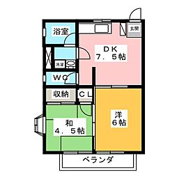 間取図画像 2DK