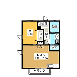 間取図画像 1LDK