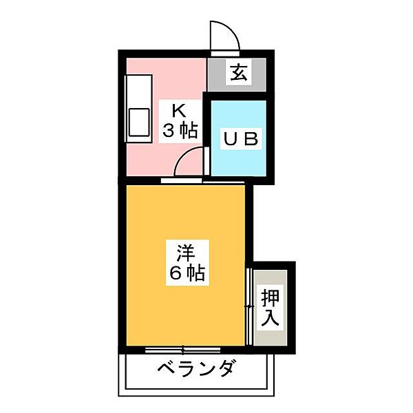 コーポ飛島　Ａ ｜静岡県静岡市清水区追分１丁目(賃貸マンション1K・3階・19.84㎡)の写真 その2