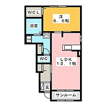 ポラリスIX  ｜ 静岡県静岡市清水区北脇新田（賃貸アパート1LDK・1階・52.38㎡） その2