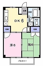 間取図画像 2DK