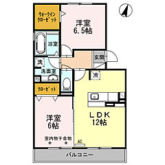 物件の間取り