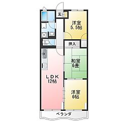 F・S・C 3LDKの間取図画像