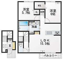 物件の間取り