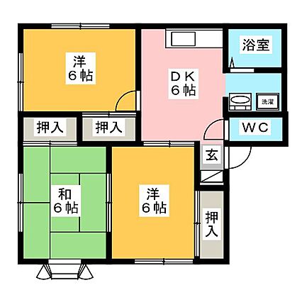 コーポオオイシ_間取り_0