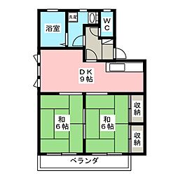 間取図画像 2DK