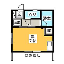 ハイツ小黒  ｜ 静岡県静岡市駿河区小黒２丁目（賃貸アパート1R・1階・20.70㎡） その2