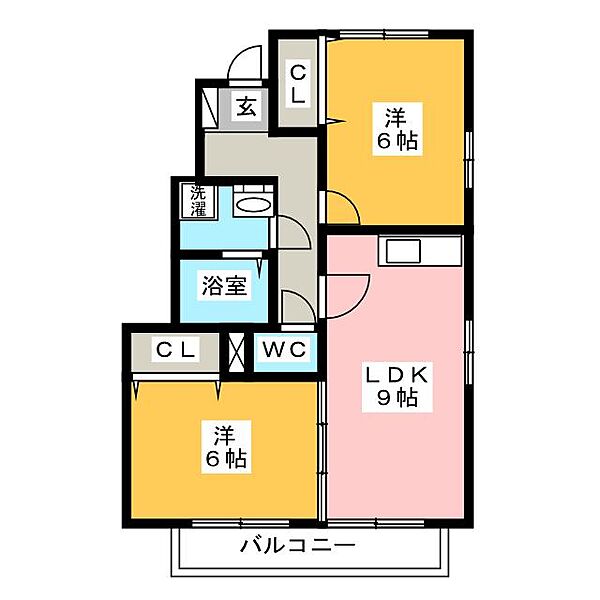 ソレイユ西島 ｜静岡県静岡市駿河区西島(賃貸アパート2DK・1階・51.15㎡)の写真 その2