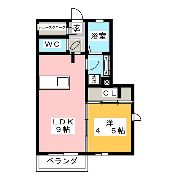 Ｔ’ｓステージ ｜静岡県静岡市駿河区西島(賃貸アパート1LDK・1階・35.32㎡)の写真 その2