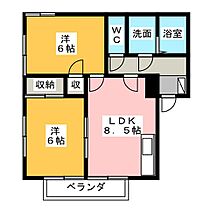 ハイツ葵  ｜ 静岡県静岡市駿河区下川原５丁目（賃貸アパート2LDK・1階・48.00㎡） その2