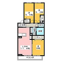 マーガレット  ｜ 静岡県静岡市駿河区見瀬（賃貸アパート3LDK・3階・64.33㎡） その2