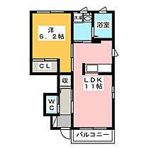 フィオーレ　SE  ｜ 静岡県静岡市駿河区西島（賃貸アパート1LDK・1階・43.05㎡） その2