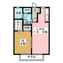 ソレイユ  ｜ 静岡県静岡市駿河区石田２丁目（賃貸アパート1LDK・1階・40.35㎡） その2