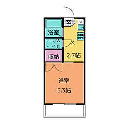 サクシードSB 1Kの間取図画像