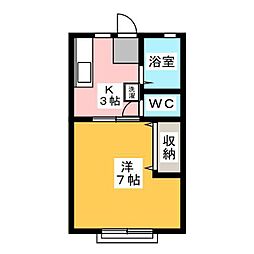 間取図画像 1K