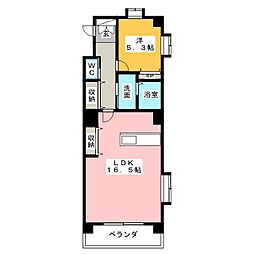 REFINADO 1LDKの間取図画像