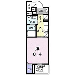 SerenoM 1Kの間取図画像