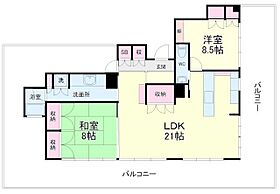 アベニュー山下  ｜ 静岡県浜松市中央区山下町（賃貸マンション2LDK・9階・104.72㎡） その2