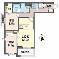 ＭＯＮ　ＴＲＥＳＯＲ 203 ｜ 静岡県浜松市中央区助信町30-19（賃貸マンション2LDK・2階・68.01㎡） その2