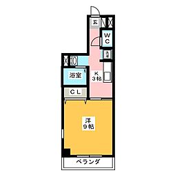 間取図画像 1K