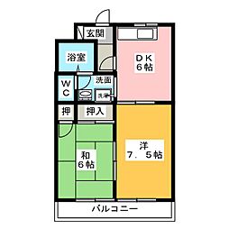 間取図画像 2DK