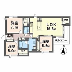 物件の間取り