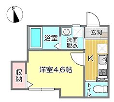 リベラメゾン和地山 102 ｜ 静岡県浜松市中央区和地山１丁目446-2（賃貸アパート1K・1階・18.48㎡） その2