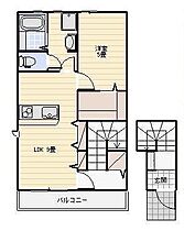 仮）小松新築アパート 202 ｜ 静岡県浜松市浜名区小松538、537-4、537-5（賃貸アパート1LDK・2階・45.75㎡） その2