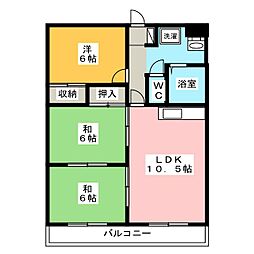 間取図画像 3LDK