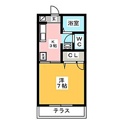 間取図画像 1K