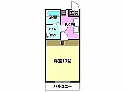 間取図画像 1K