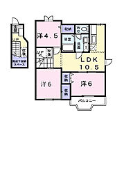 エポック 3LDKの間取図画像