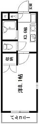STARTERHOUSE 1Kの間取図画像