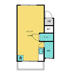 K1RESIDENZA 1Kの間取図画像