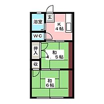 田園  ｜ 静岡県浜松市中央区天王町（賃貸アパート2K・1階・28.15㎡） その2