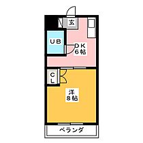 リバティII  ｜ 静岡県浜松市中央区中里町（賃貸マンション1DK・2階・25.20㎡） その2